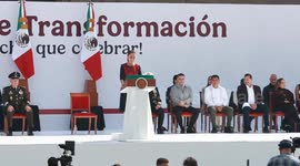 Mexican President Claudia Sheinbaum leads 'Seven years of transformation' in Mexico City