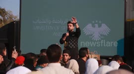 Syrian cyclists pedal from Idlib to Damascus marking anniversary of Assad regime's downfall