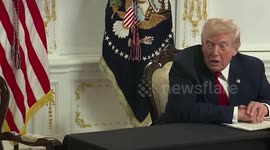 UNCAPTIONED: Trump Warns $72bn Netflix–Warner Bros Megadeal 'Could Be a Problem'