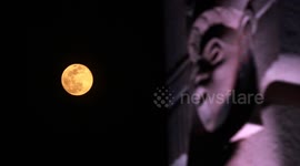 'Cold Moon' last supermoon of year rises over Mexico City