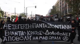 Hundreds stage protest in Athens on 17th anniversary of killing of teenager