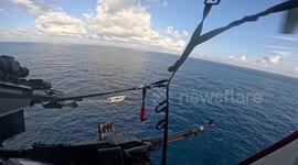 US: US Helicopter Shoots Drug Boat In Massive 20000 Pound Ocean Bust