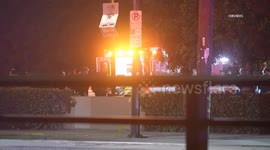 US, Los Angeles: Reseda Suspect Shoots At Officers Part 1