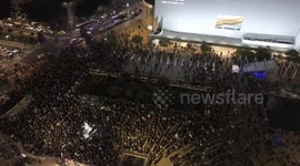 Demonstration held in Tel Aviv for Israeli democracy