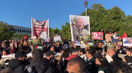 Tunisian Opposition Leads Mass Protest Against the President