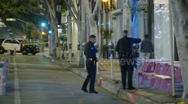 US, Los Angeles: Downtown Los Angeles Homicide Investigation Into Stabbing