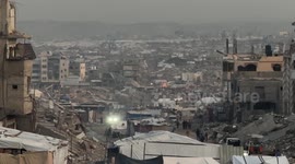 Super moon seen in sky over Gaza