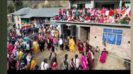 India: Himachal Pradesh: Roof collapses during wedding ceremony in Chamba, 30 women fall as they were sitting on top