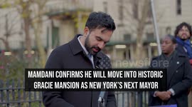 Mamdani Confirms He Will Move Into Historic Gracie Mansion as New York's Next Mayor