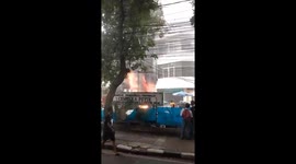 Indonesia drone factory fire leaves dozens dead as battery explodes