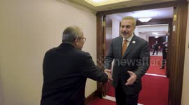 Turkish FM meets Lebanese prime minister in Doha