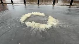 Flooding in York as Storm Bram hits the UK