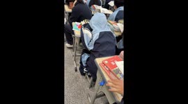 Student pranks teacher with empty hoodie in Zhejiang, China