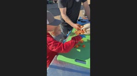 Feral Farm Kids Help Process Chickens