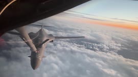 Japan: B1B Lancer Refueled Over Pacific In Powerful Bomber Task Force Display
