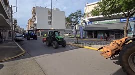 Greece: Tractor Convoy Roars Through Greece As Farmers Escalate Nationwide Protest