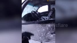 Deputies Avoid Injury as Second Rollover Occurs at Crash Scene