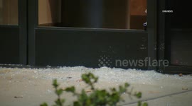 US, Los Angeles: Santa Clarita Burglars Attempt To Steal Safe At Donut Shop