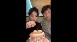 Birthday kiss goes wrong as man's hair catches fire from candle