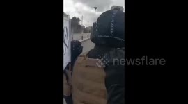 Footage Shows Unusual Encounter Between Syrian Internal Security Forces and IDF Near Quneitra