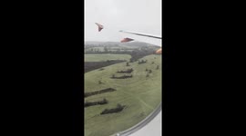 UK: EasyJet Flight Attempts to Land During Storm Bram