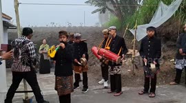 traditional saxophone of the Tengger tribe of Bromo Probolinggo