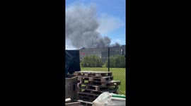 Large Factory Blaze Sends Thick Plumes of Smoke Over Dandenong