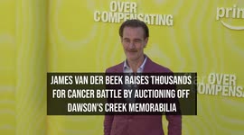 IN CASE YOU MISSED IT: James Van Der Beek raises thousands for cancer battle by auctioning off Dawson's Creek memorabilia