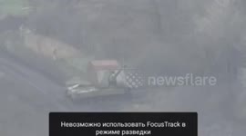 Russia says drone footage shows its UAVs destroying Polish-made Ukrainian Howitzer