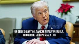 US Seizes Giant Oil Tanker Near Venezuela, Triggering Sharp Escalation