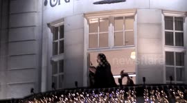 Venezuelan Nobel Peace Prize winner makes first public appearance after going into hiding for 11 months