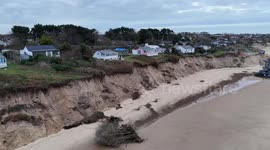 Residents on eroded coast asked to leave homes before Xmas so they can be demolished