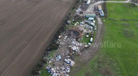 Investigation launched after huge illegal waste tip causes blot on the landscape