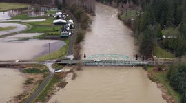 US: Washington state hit by heavy rain, flooding as forecasters warn worst yet to come