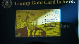 UNCAPTIONED: Trump Launches $1 Million “Gold Card” Visa Promising Fast-Track to US Citizenship