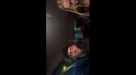 Girlfriend’s choking scare over cheese pocket goes viral