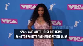 SZA slams White House for using song to promote anti-immigration raids