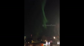 Brilliant aurora borealis over Bodø, Norway, Norway