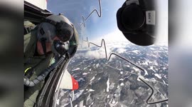 Finland: Inside the Cockpit: U.S. Pilot Faces High-Speed Flight in Fighting Jet