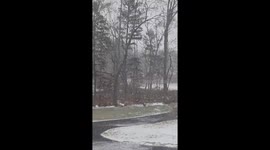 US: Snow Falls in Northern New Jersey 2