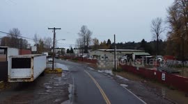 Exclusive Auburn WA Historic Flood Drone Footage at 78th Ave S