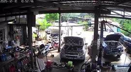 Cambodian rockets falling in Thai village spark panic