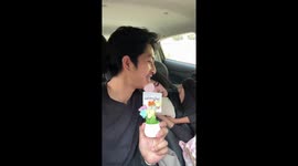 Surprise proposal goes wrong when girlfriend slips into mountain stream