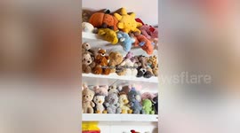 Man makes girlfriend giant 4ft Jellycat advent calendar - with £720 worth of toys