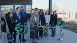 US, Los Angeles: Lancaster AV Mental Health Residential Treatment Facility Ribbon Cutting With Sound On Tape