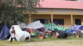 Cambodia: Cambodian families flee border clashes as renewed fighting leaves many in limbo