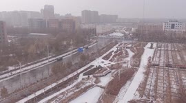 China: Multiple regions embrace first snowfall of winter season this year in China