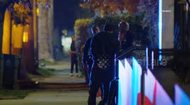 US, Los Angeles: Fairfax Male Shot