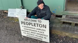 Farmer who berated 'nasty' villagers upsets them again in illegal dump row