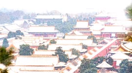 China: Beijing's Forbidden City blanketed in snow